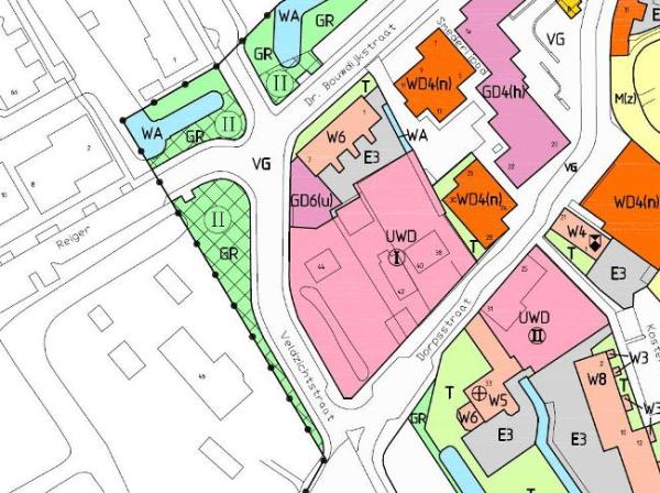 Uitsnede Plankaart Bestemmingsplan Dorpskern